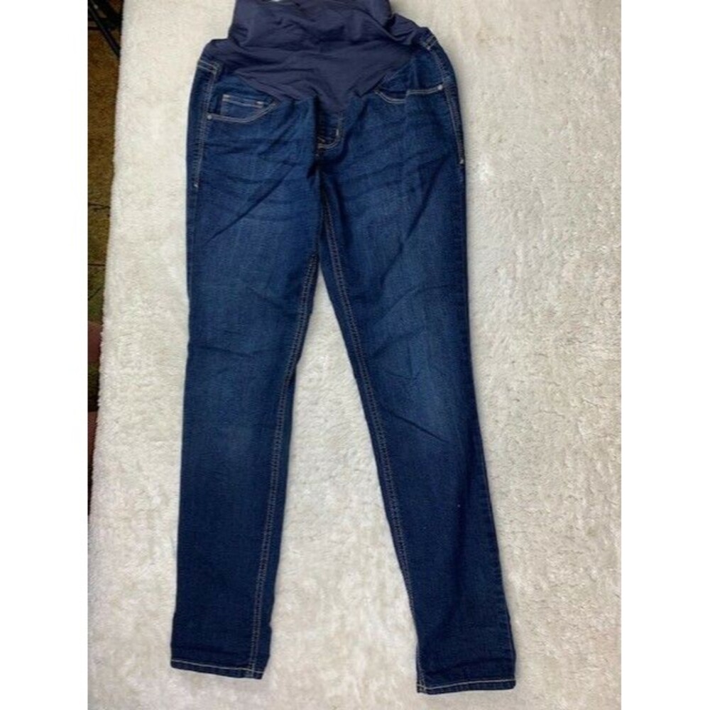 Old Navy Size 4 r Maternity Jeans Skinny Stretch Dark Wash